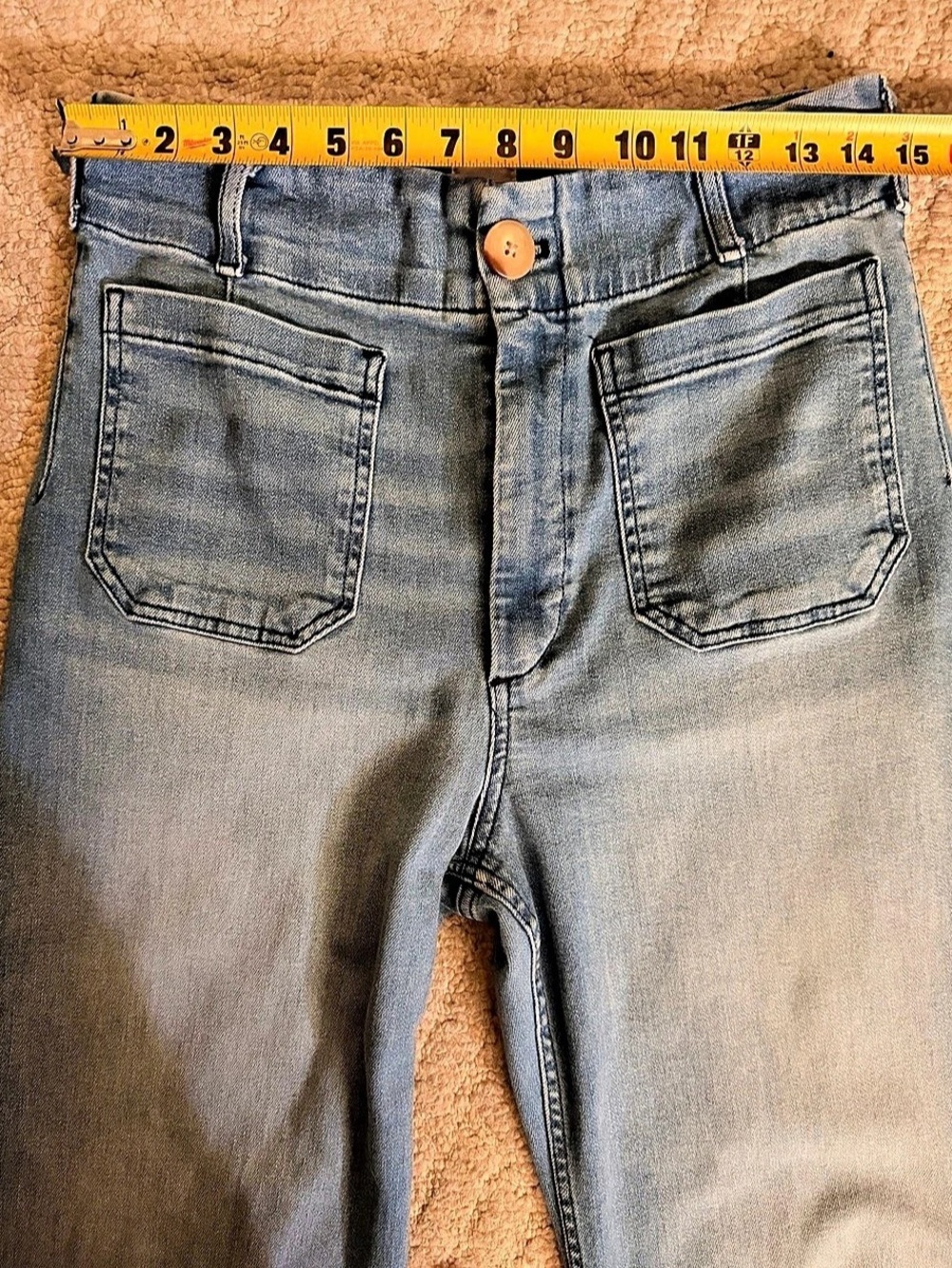 Anthropologie Maeve Colette High-Rise Wide-leg Full-length Jeans - Picture 8 of 8